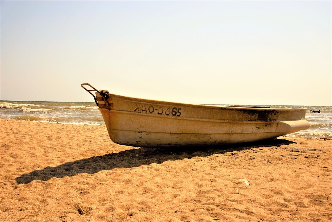 a boat on the beach
