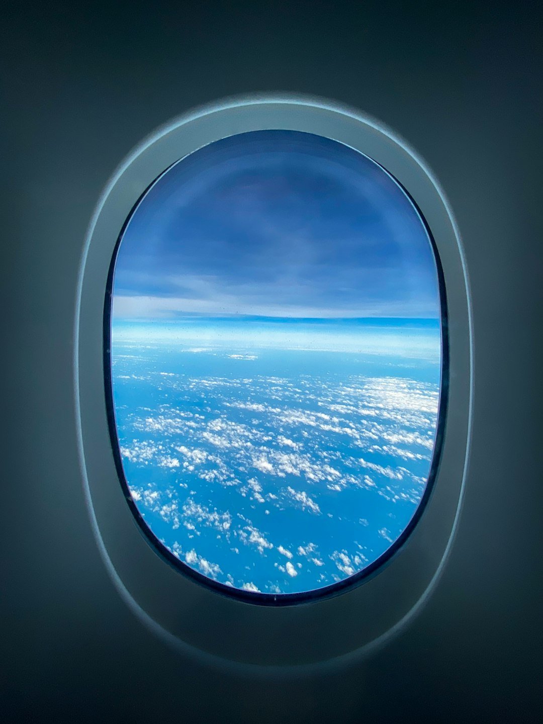 view of blue and white sky during daytime