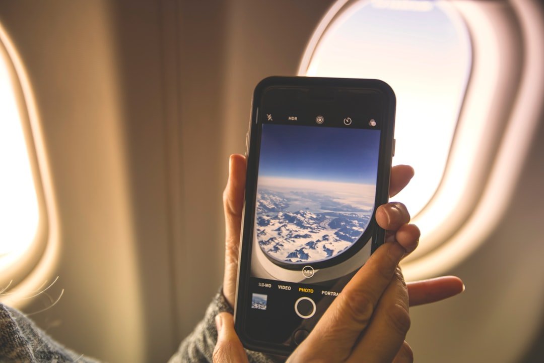 a person holding a cell phone