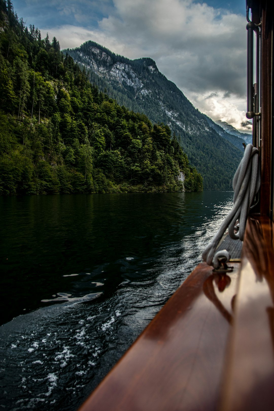 a boat on the water
