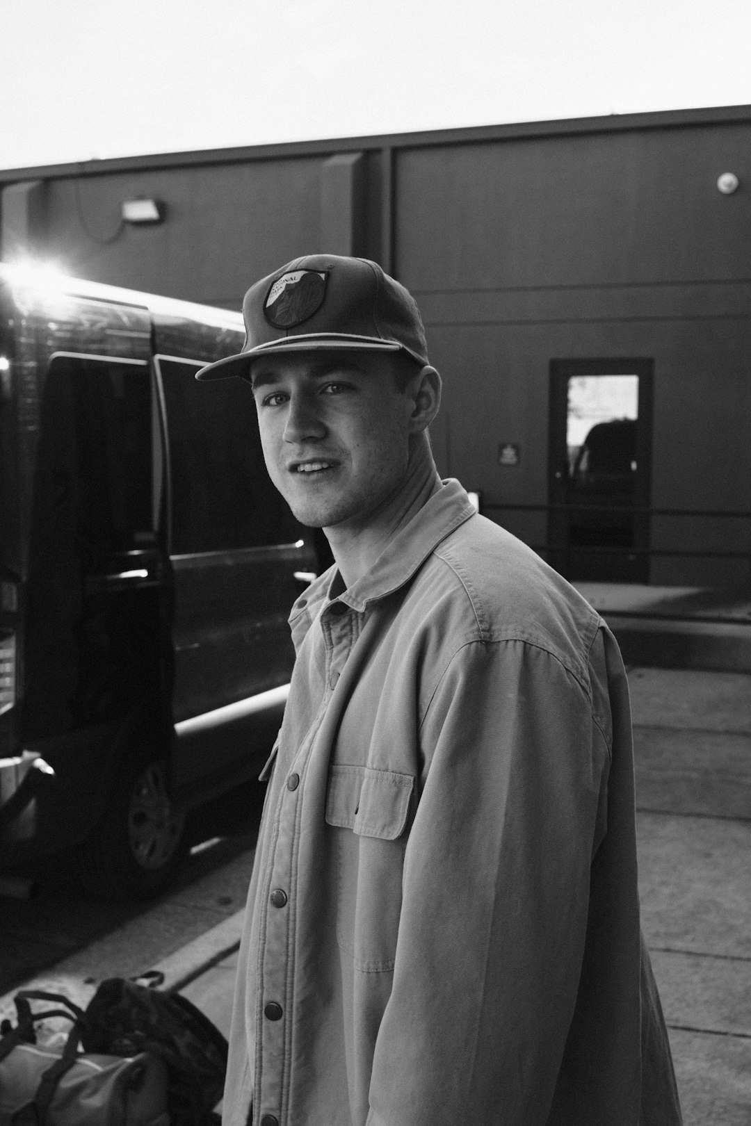 a man wearing a hat