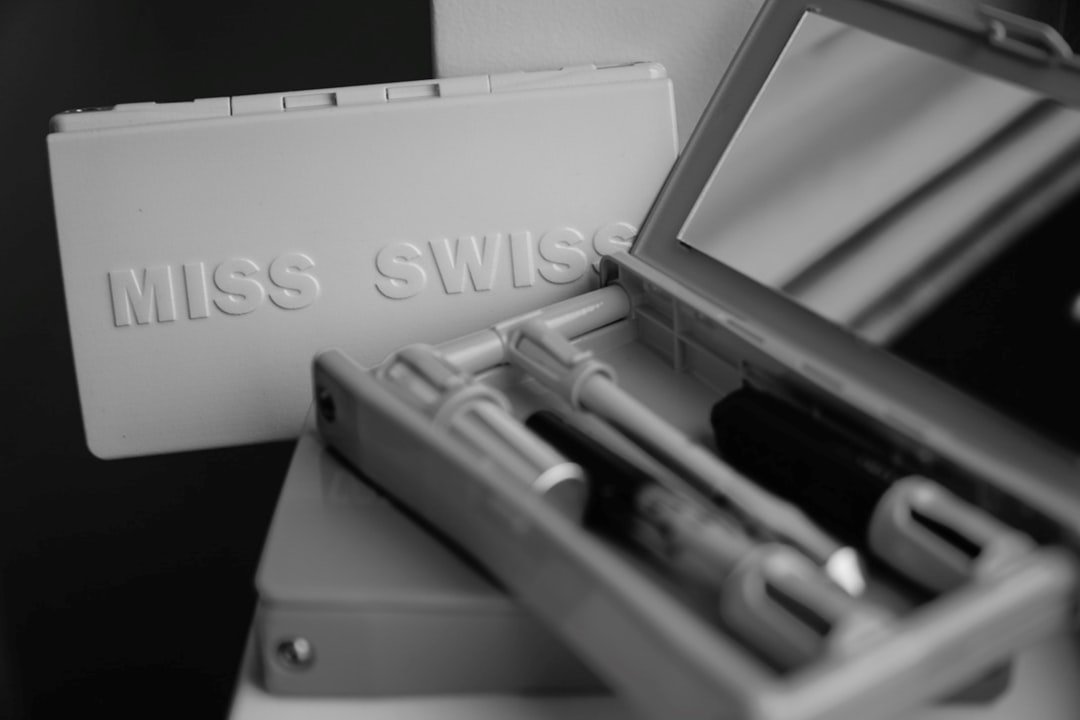 silver and black tools in box